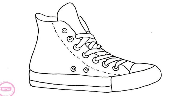 آموزش نقاشی ساده: کشیدن نقاشی کفش