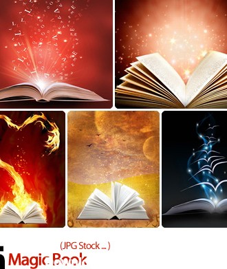 دانلود تصاویر کتاب جادویی - Magic Book
