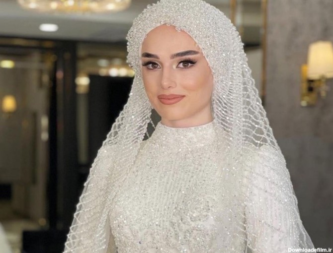 انواع لباس عروس پوشیده با حجاب ترند 2023 - مجله مدیسه