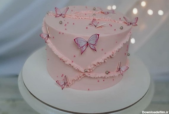 عکس کیک تولد دختر بهاری