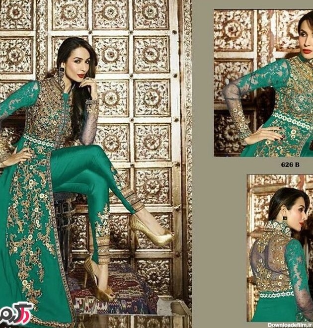 مدل لباس پنجابی حاشیه دار