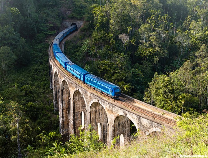 قطار معروف سریلانکا - مسیر سر سبز و خیره کننده با قطار معروف سریلانکا
