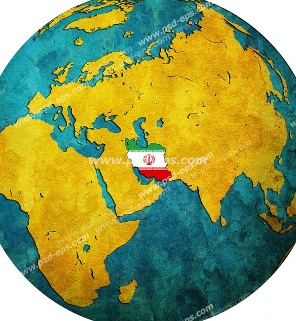 عکس ایران در کره ی زمین