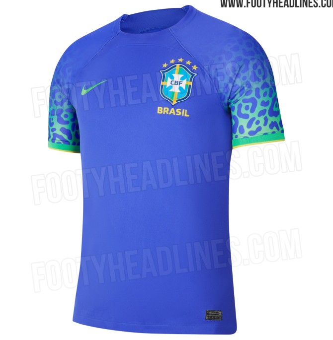 پیراهن دوم برزیل در جام جهانی 2022