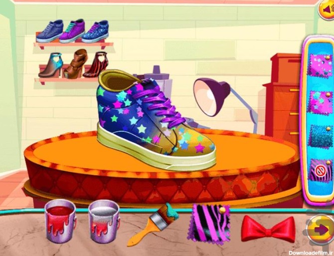 بازی بازی السا بازی دخترانه طراحی کفش - دانلود | بازار