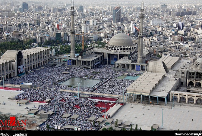 تصاویر هوایی نماز عید فطر ۱۴۰۲