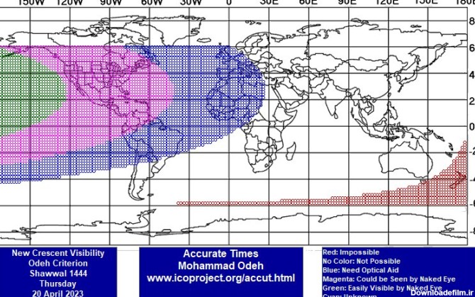 پیش‌بینی یک منجم: یکم اردیبهشت، ۳۰ رمضان در ایران و عید فطر در عربستان خواهد بود