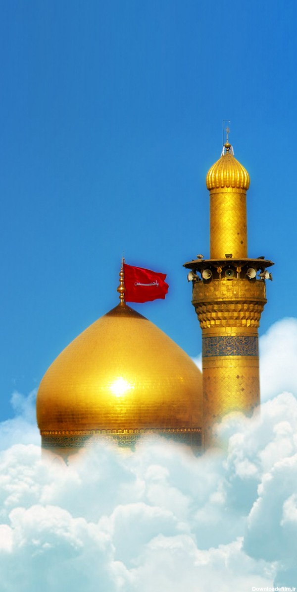 عکس پس زمینه از حرم امام حسین