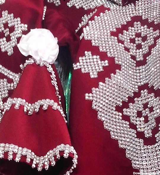 لباس بلوچی با نوار - عکس ویسگون