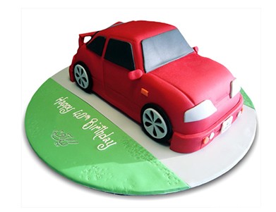 کیک تولد پسرانه - کیک ماشین تک سوار | کیک آف