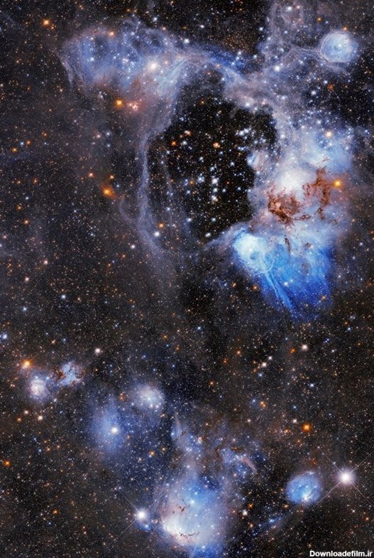 تصویر هابل از یک سحابی زیبا در خارج از کهکشان راه شیری - تسنیم