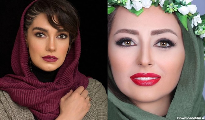عکس های شوکه کننده بازیگران زن ایرانی قبل و بعد از آرایش