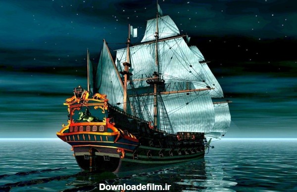 عکس کشتی دزدان دریایی pirate ship wallpaper