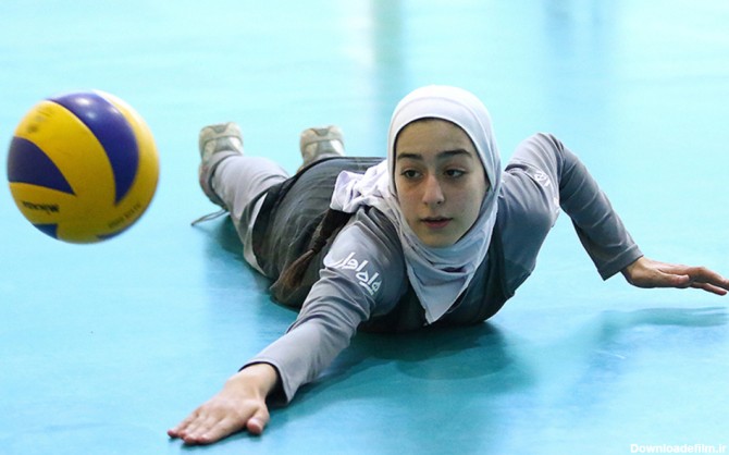 بهار نیوز - تمرینات دختران والیبالیست ایران - نسخه قابل چاپ