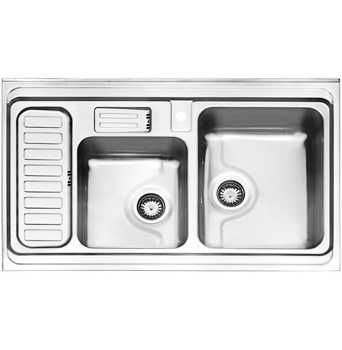 سینک ظرفشویی استیل البرز مدل 812 روکار | فروشگاه اسنپ کالا