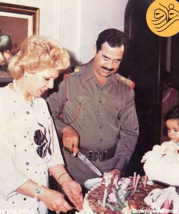 صدام حسین و همسرش