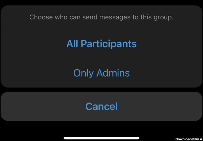 تنظیمات افراد برای ارسال پیام در واتساپ | رایانه کمک