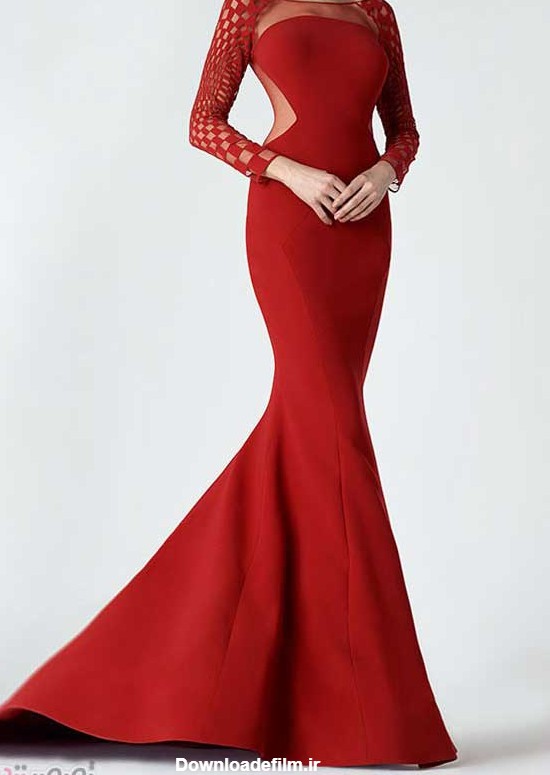 مدل لباس مجلسی قرمز شیک Saiid Kobeisy | مدل لباس شب 2017 • مجله ...