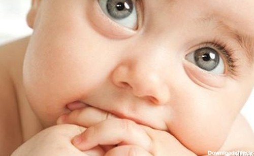 عکس کودک چشم عسلی