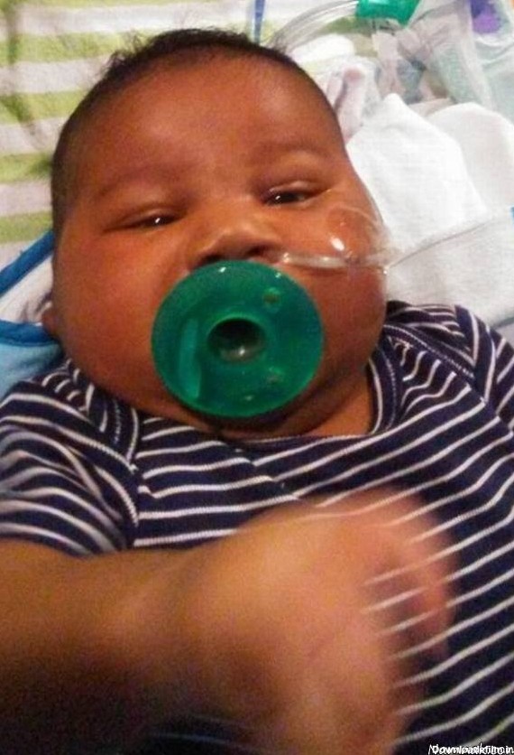 نوزاد غول پیکر , تولد بچه غول و هالک کوچک در آمریکا+عکس