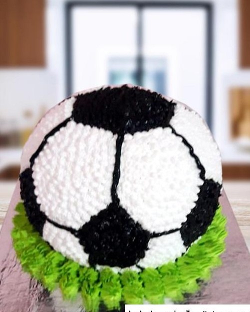 عکس کیک تولد پسرانه فوتبال