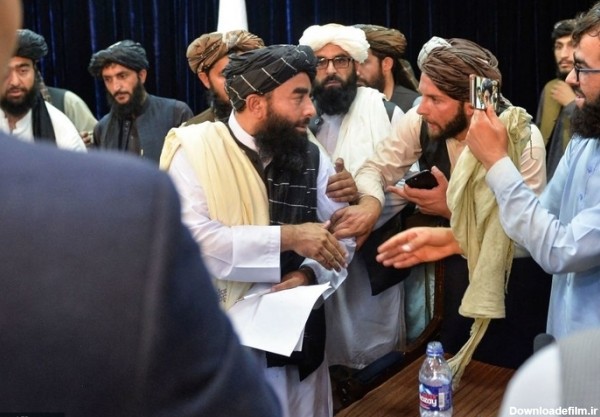 نشست رسانه ای «ذبیح‌الله مجاهد» سخنگوی طالبان