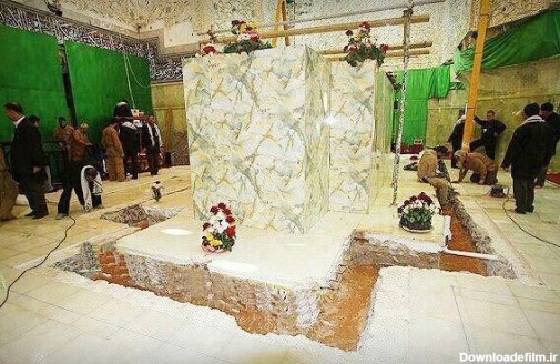 تصویر قبر مبارک امام حسین(ع)بدون ضریح