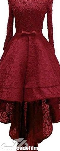 جدیدترین مدل لباس مجلسی کوتاه رنگ قرمز با طرح های جذاب + تصویر