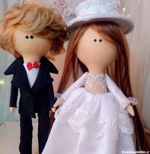 خرید و قیمت عروسک روسی عروس و داماد از غرفه هنرصداقت | باسلام