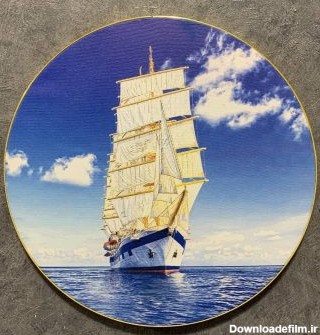 تابلو بوم فنگ شویی آیلاموند - طرح کشتی بادبانی1