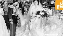 لباس عروس عجیب 30 کیلویی همسر دوم محمدرضا پهلوی! + عکس عروسی ثریا ...