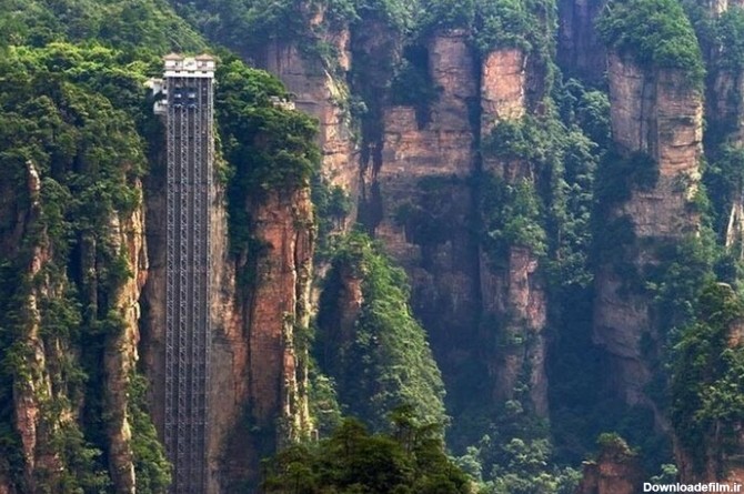 ببینید | تصاویری دیدنی از بلندترین آسانسور جهان
