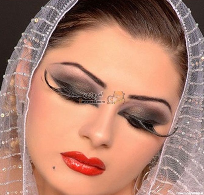 عکس آرایش عروس خلیجی جدید