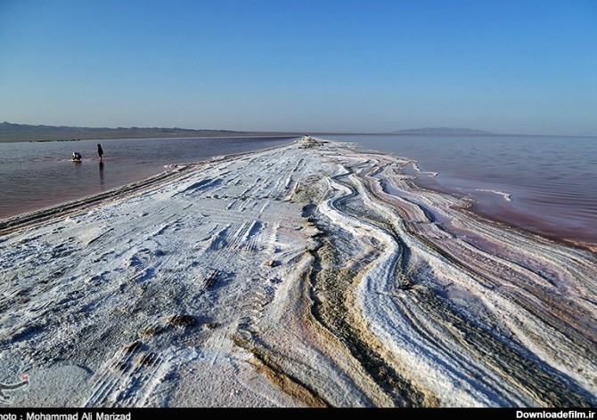 دریاچه نمک حوض سلطان به رنگ سرخ- عکس خبری تسنیم | Tasnim