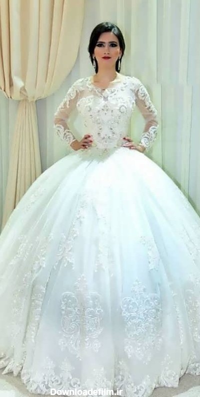 مدل لباس عروس عروسکی جدید با طرح های متفاوت و شیک