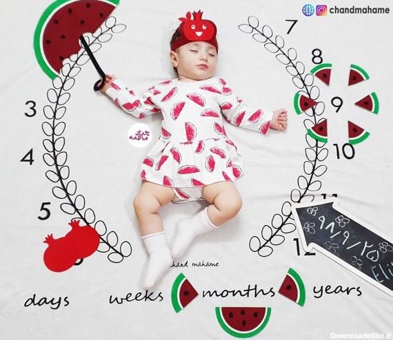 ایده عکس یلدایی جذاب برای عکاسی از نوزاد و کودک در خانه - ویرگول