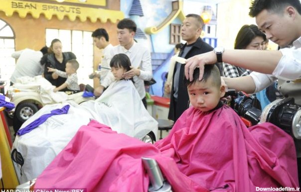 مراسم کوتاه کردن مو در چین/ تصاویر