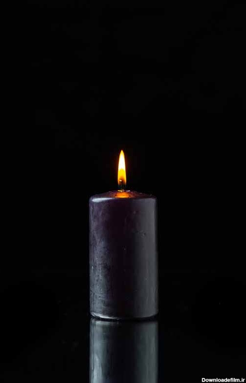 دانلود تصویر باکیفیت شمع سیاه | تیک طرح مرجع گرافیک ایران