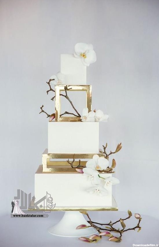 مدل کیک فوندانت خاص و مدرن ویژه عقد و عروسی