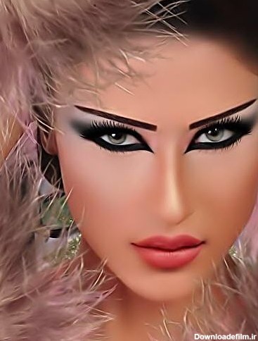 مدل آرایش عروس خلیجی 2014 - مهین فال