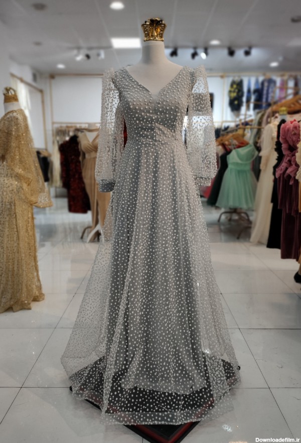 ماکسی آدامسی دامن کلوش – فروشگاه لباس مجلسی پرنس