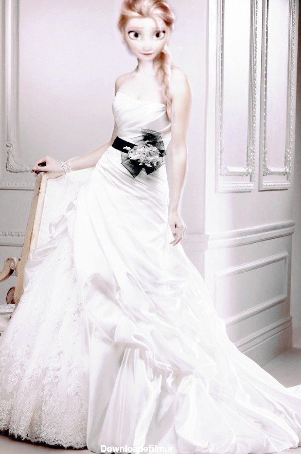 لباس عروس السا - عکس ویسگون