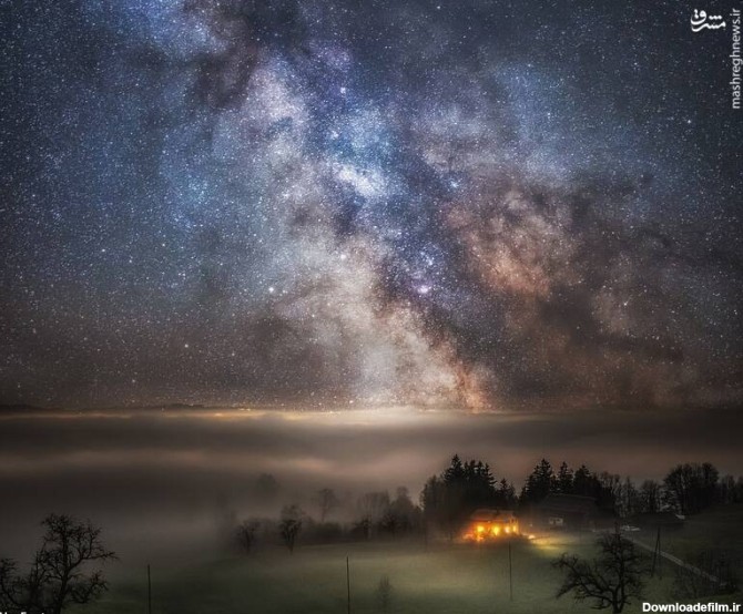مشرق نیوز - عکس/ آسمان پر ستاره شب