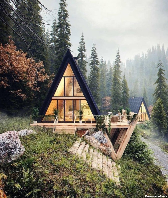 خانه جنگلی روی آب (1)