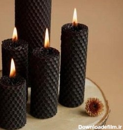 خرید و قیمت شمع سیاه محرم 2 عدد | ترب