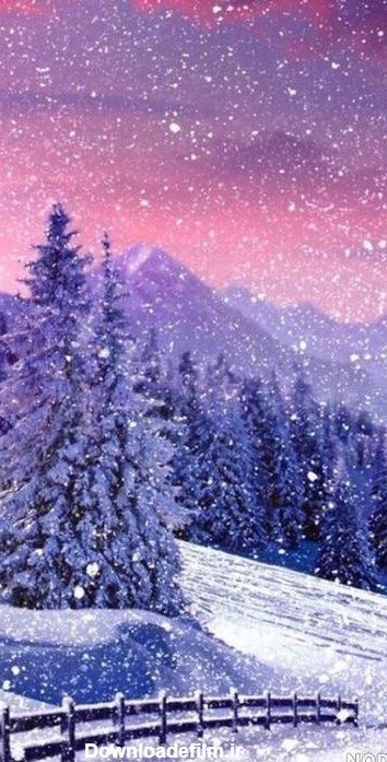 عکس تصویر زمینه طبیعت زمستان