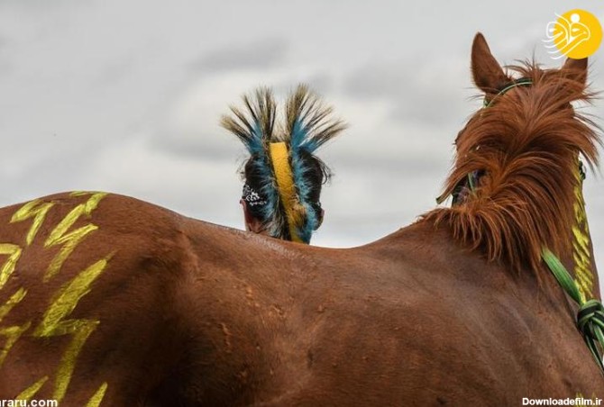 فرارو | (تصاویر) مسابقه اسب سواری بومیان آمریکا