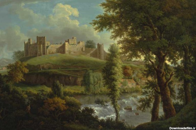 عکس هنری نقاشی قلعه