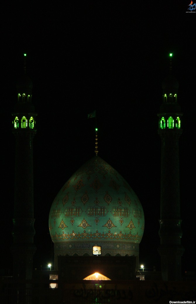 تصاویر مسجد جمکران در شب