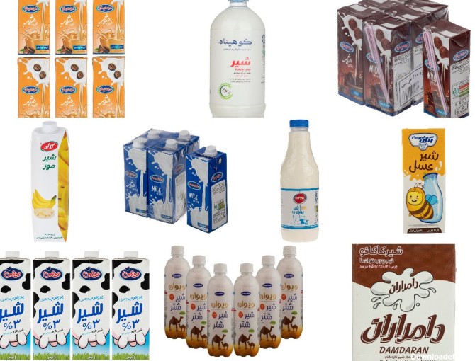 لیست قیمت انواع شیر پاستوریزه در بازار (۰۹ ارديبهشت)